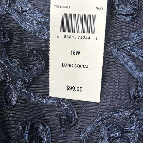 Connected Apparel Womens Textured Ruched Semi-Formal Dress - Picture 7 of 12